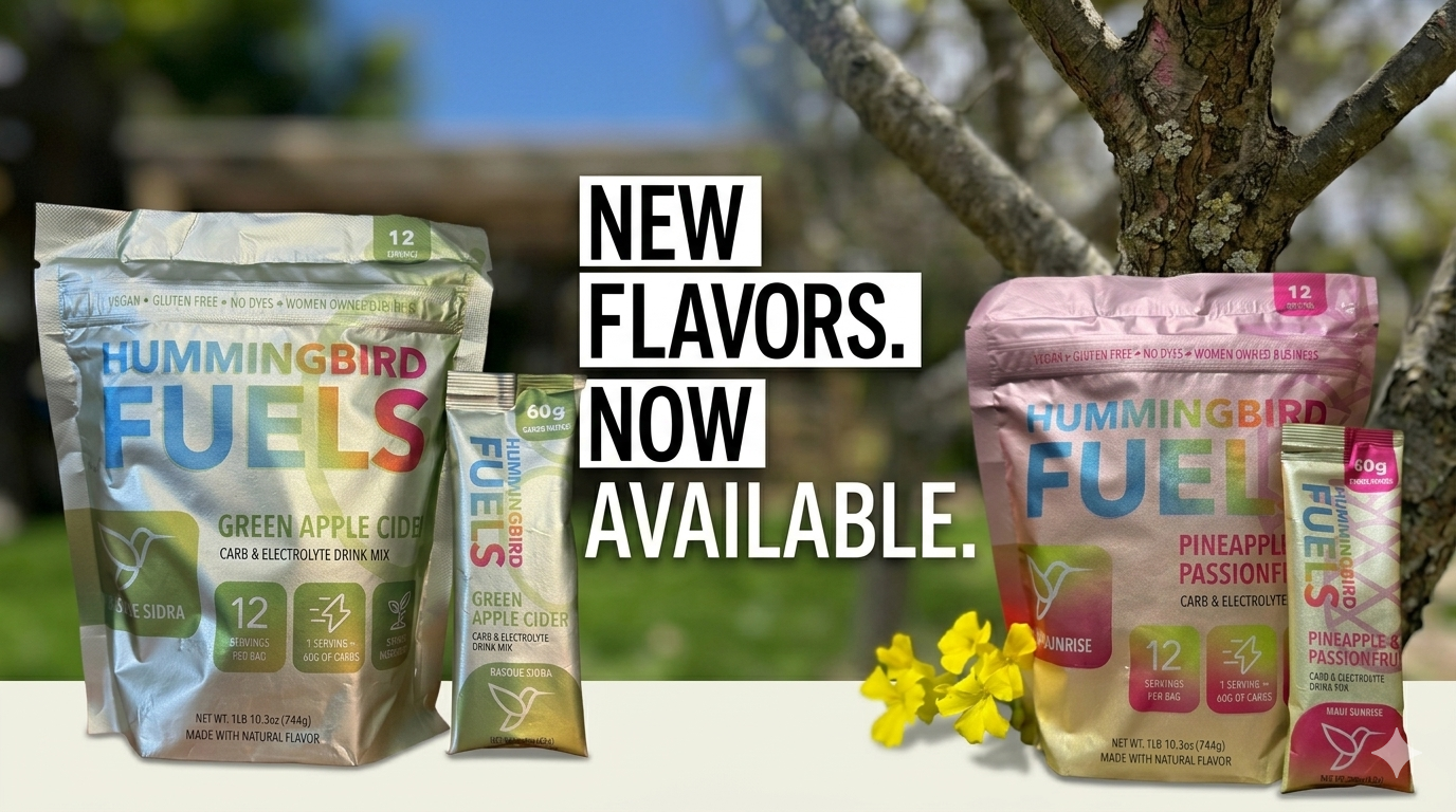 High Carb Drink Mix New Flavors Big Bag Bundle | Hummingbird Fuels