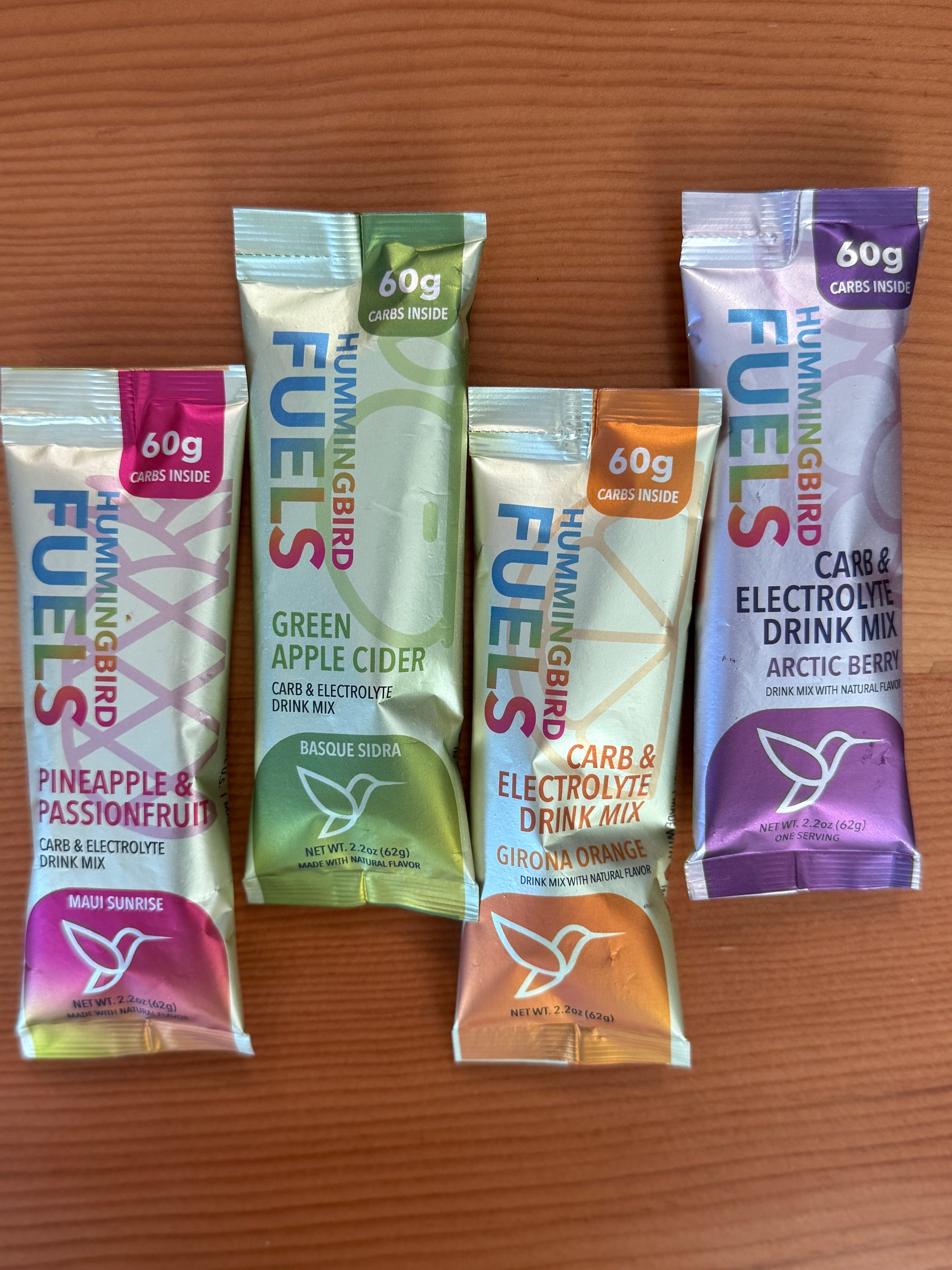 Hummingbird Fuels High Carb Drink Mix 4 Flavor Sample Pack - All Flavors