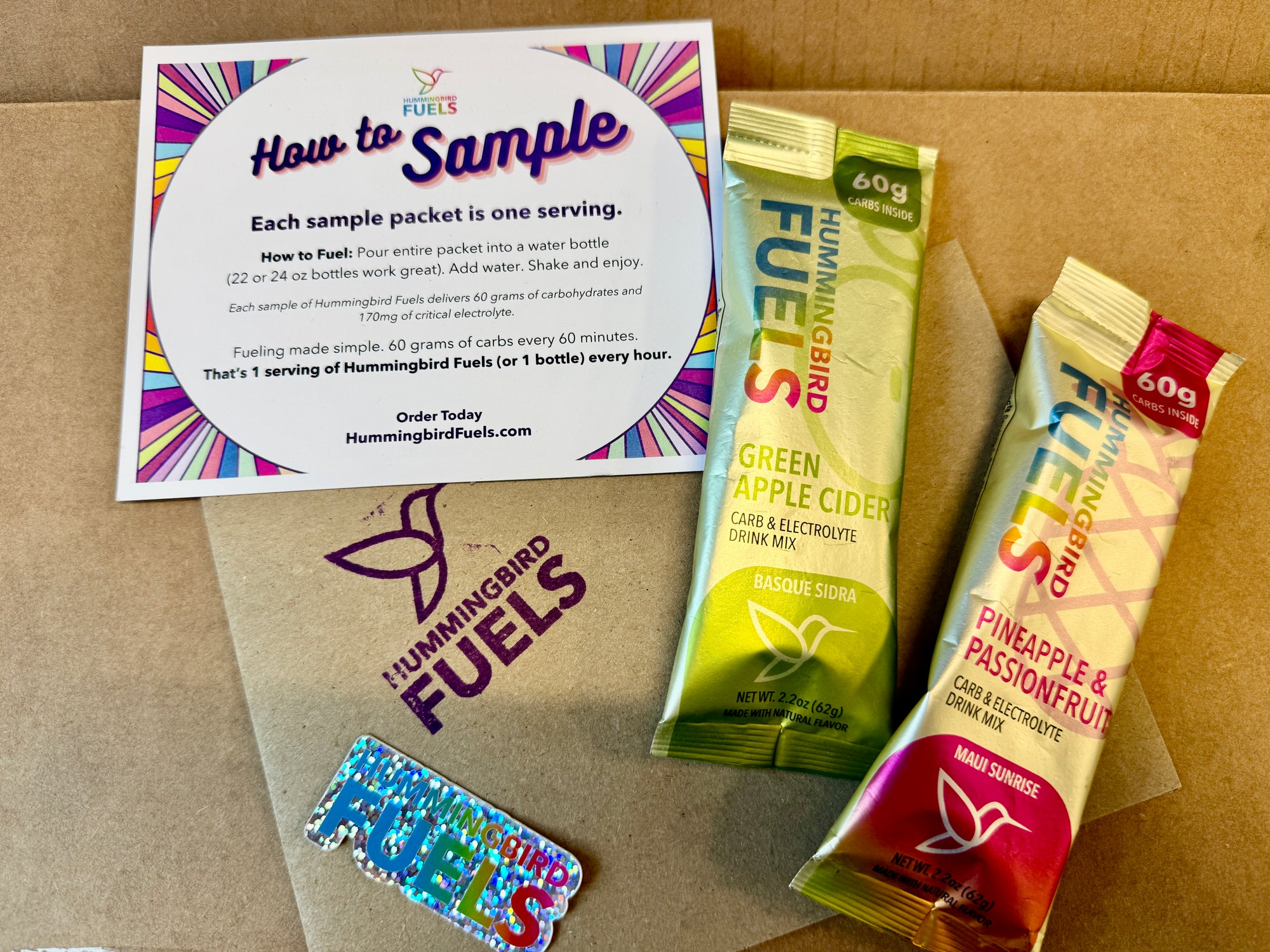 Hummingbird Fuels High Carb Drink Mix Sample Pack - New Flavors