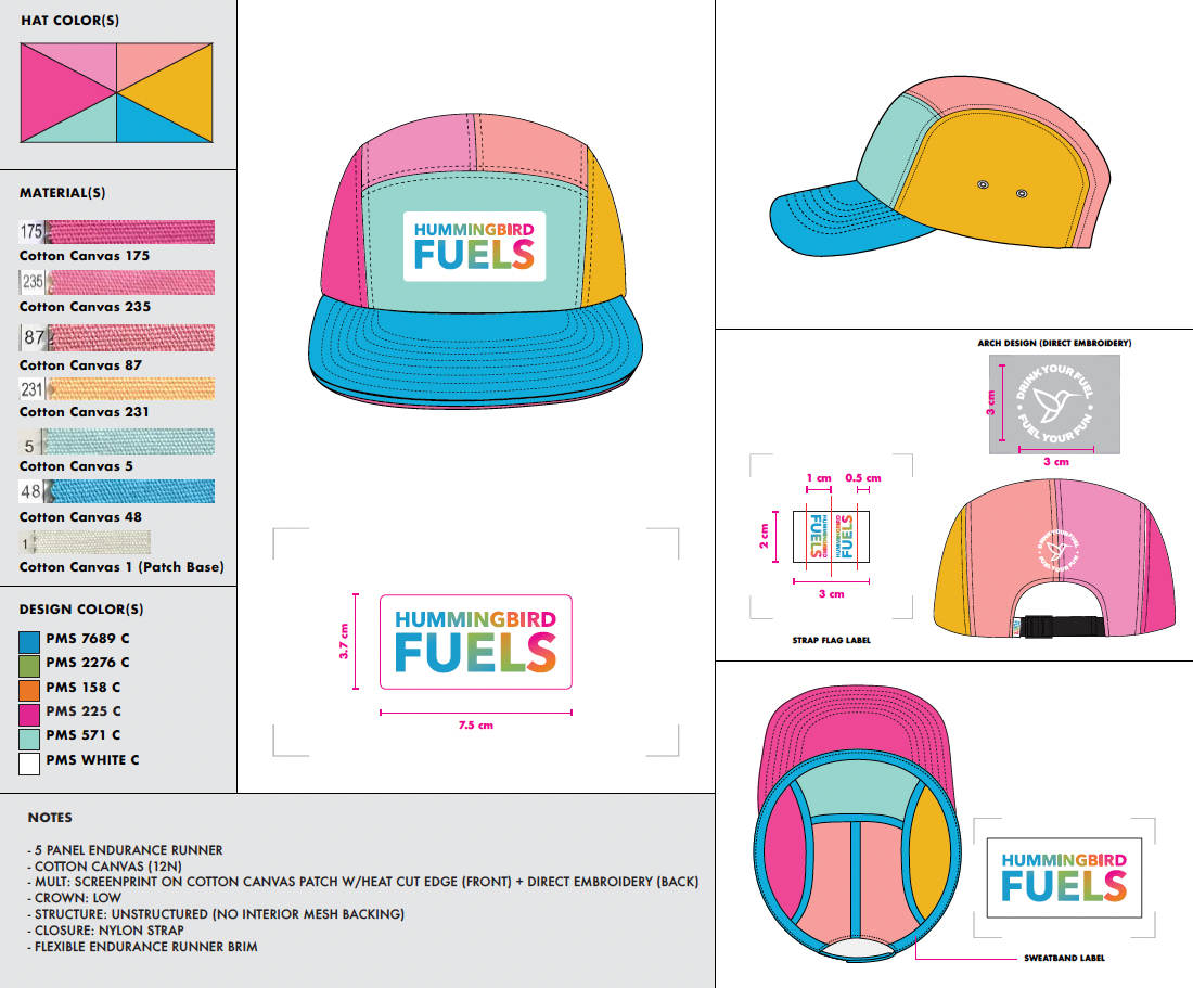 Happy Camper Hat | Hummingbird Fuels