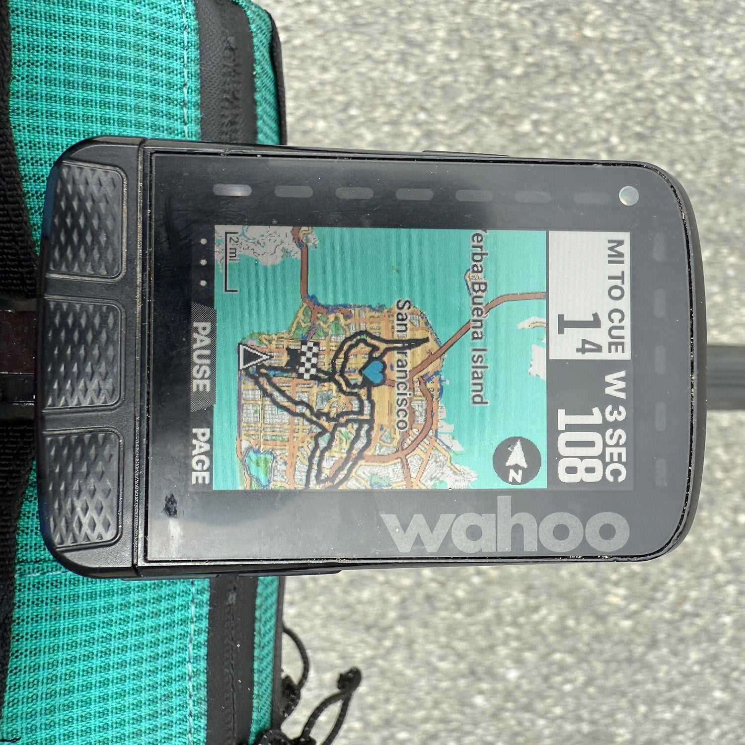 A Strava route in the shape of a hummingbird